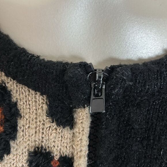 Design Options by Philip & Jane Gordon XL  Animal Print Cardigan Jacket Tiger - Picture 7 of 9